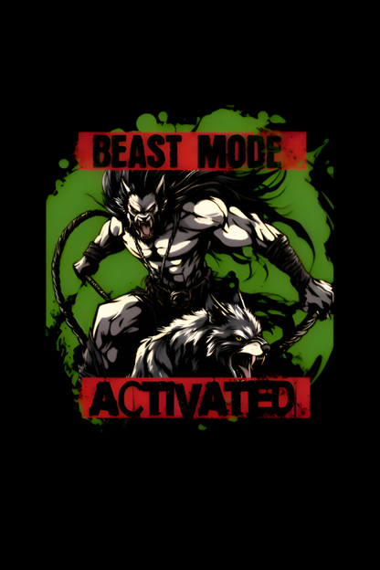 Unisex "Beast mode on" Oversized Hoodie