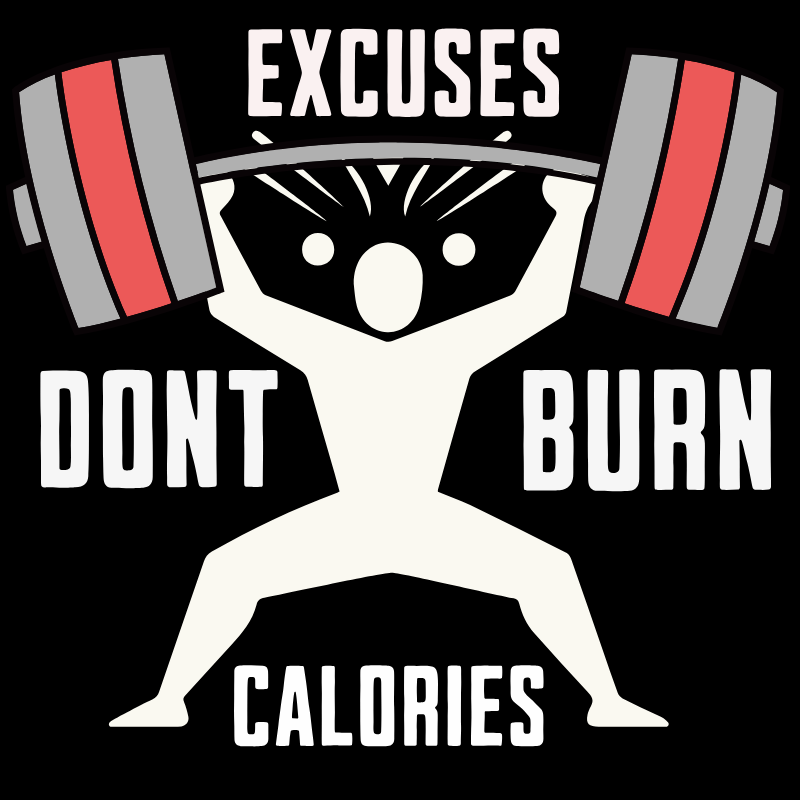 Men's GYM Vests "Excuses Don't Burn Calories"